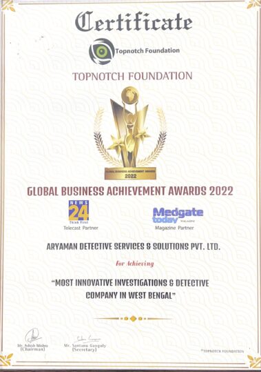 Most Innovative Investigations & Detective Company In West Bengal