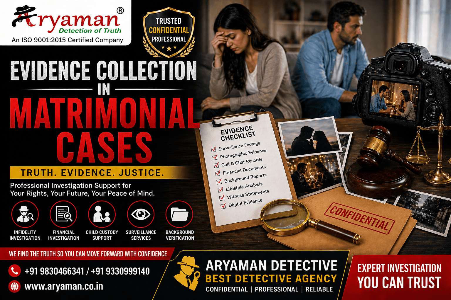 Evidence Collection in Matrimonial Cases Evidence Collection in Matrimonial Cases
