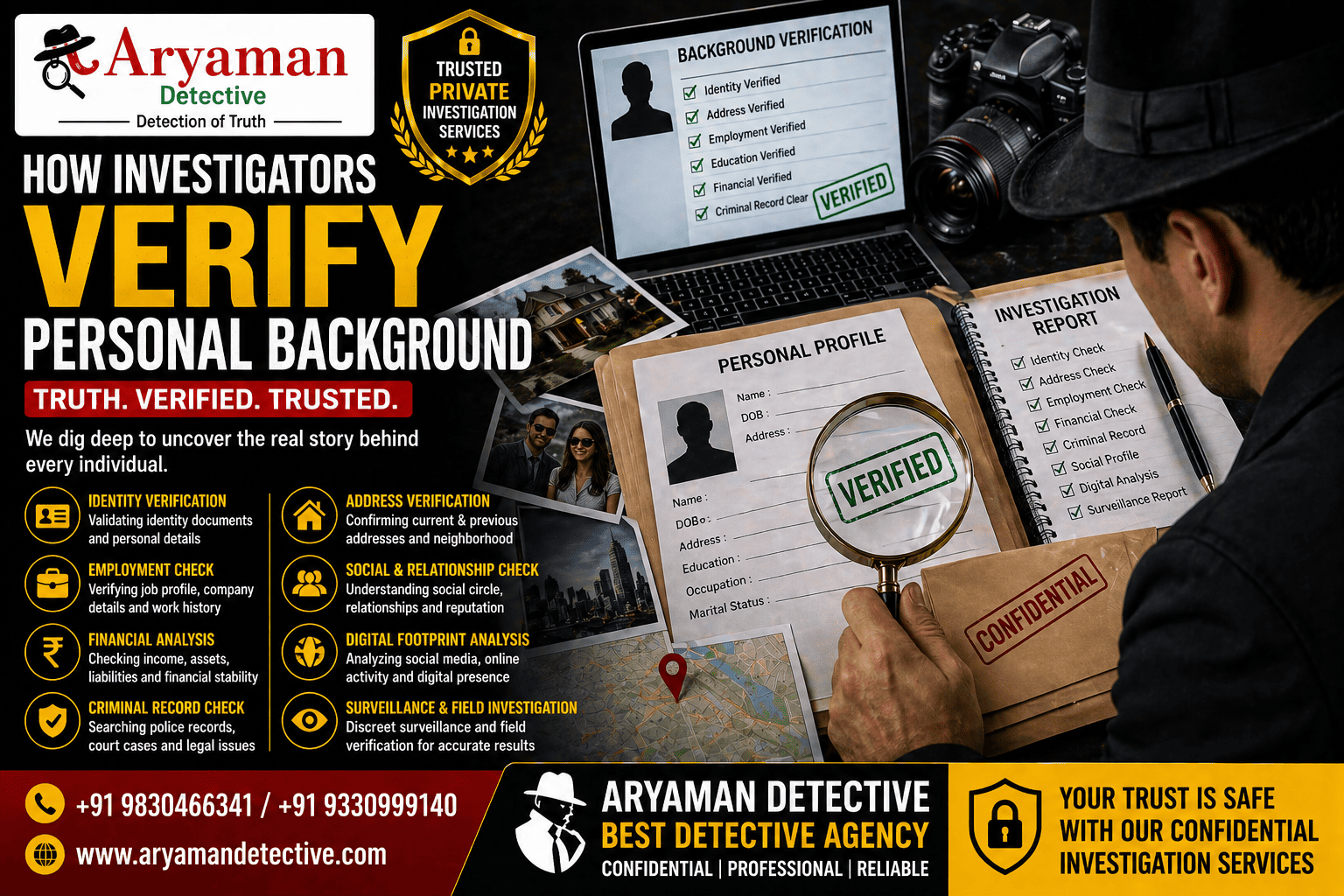 How Investigators Verify Personal Background How Investigators Verify Personal Background