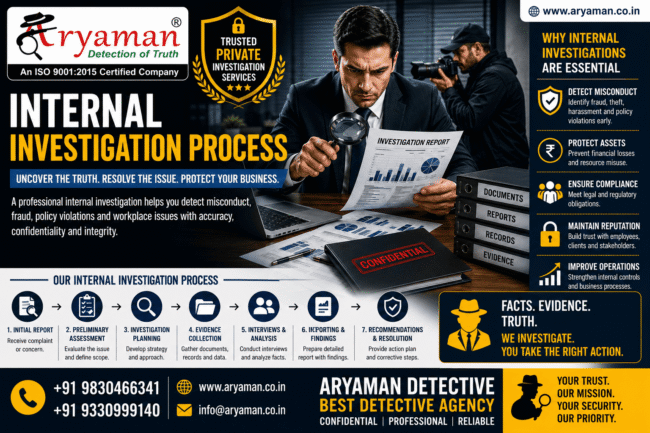 Internal Investigation Process Internal Investigation Process