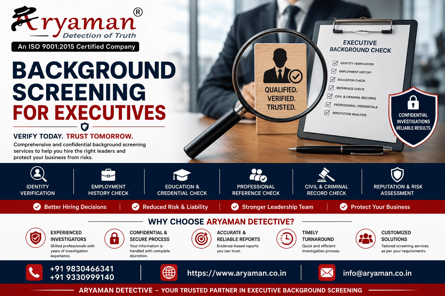 Background Screening for Executives