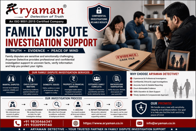 Family Dispute Investigation Support Family Dispute Investigation Support