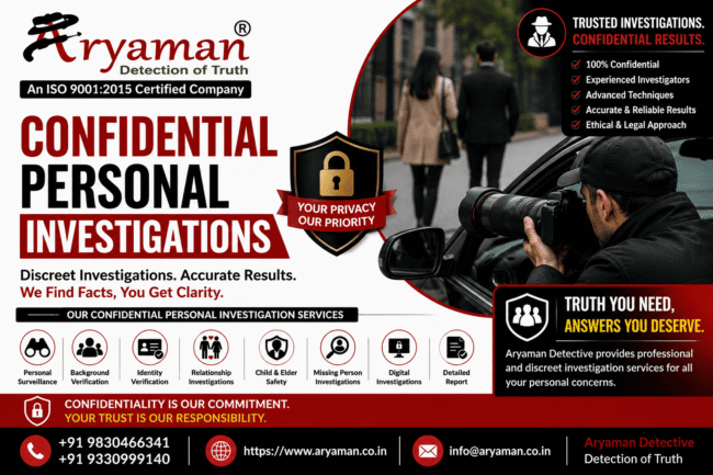 Confidential Personal Investigations