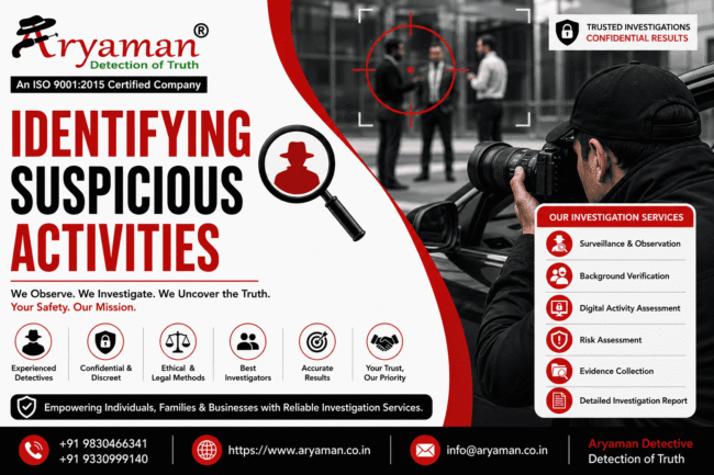 Identifying Suspicious Activities Identifying Suspicious Activities