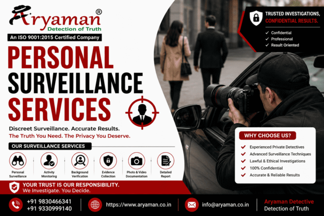 Personal Surveillance Services Personal Surveillance Services