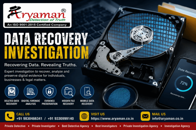 Data Recovery Investigation Data Recovery Investigation